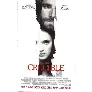 The Crucible Daniel Day Lewis Winona Ryder Movie AD 1990s  Vintage Print Ad